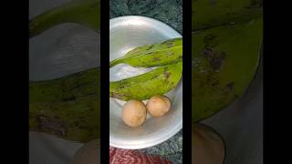 Kele ki sukhi sabzi cooking recipe shorts [upl. by Loss529]