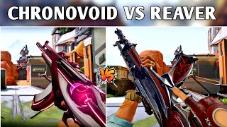 CHRONOVOID Vandal VS REAVER Vandal Comparison  Which One Is The Best Vandal Skin In Valorant [upl. by Cad575]