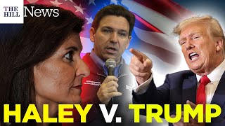 Trump Hits Haley In ATTACK Ads Creating Candidate CHAOS [upl. by Evelc825]