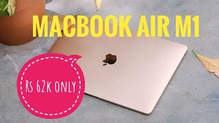 Apple MacBook Air Laptop M1 chip 133inch vlog  Apple air M1 in 2024  Rs 60k only mackbookair [upl. by Erodaeht]