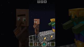 Can villager complete this Parkour in Minecraft minecraft attitude villager shorts [upl. by Faxen]