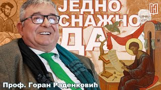 Проф Горан Раденковић  ЈЕДНО ВЕЛИКО  ДА  Грађанско Новинарство [upl. by Neufer]