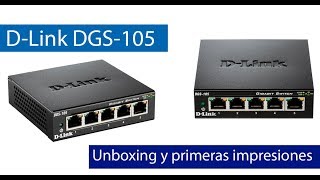 Conoce el switch Gigabit DLink DGS105 con IGMP Snooping [upl. by Ecirual966]