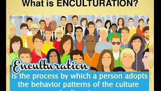 ENCULTURATION amp SOCIALISATION [upl. by Gonnella]