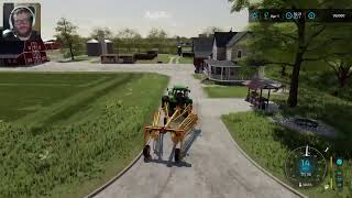 Farming Simulator 22 Elmcreek Soybean Planting Pt3 Ep31Live [upl. by Aliemaj755]