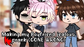 Making my boyfriend jealous prank Gone wrong Gacha pranks [upl. by Ailekahs]