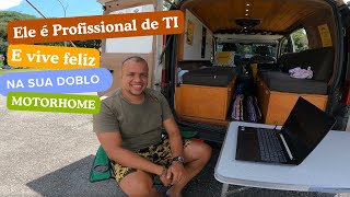 Conheça o MARCOS e sua DOBLO MOTORHOME [upl. by Koralie647]