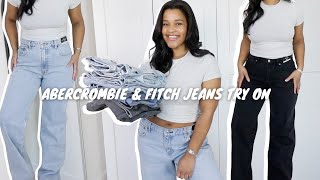 ABERCROMBIE amp FITCH DENIM JEANS HAUL  TRY ON  SIZE UK 14  2024  Oriana White [upl. by Debbie547]