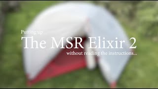 MSR Elixir 2  without the instructions [upl. by Etselec]