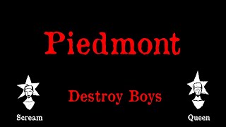 Destroy Boys  Piedmont  Karaoke [upl. by Nevins630]