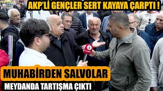 AKPli troller röportajı sabote edecekti sert kayaya çarptılar  Meydanda tartışma çıktı [upl. by Llenna]