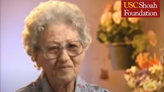 Jewish Survivor Eva Brewster Testimony  USC Shoah Foundation [upl. by Truscott]