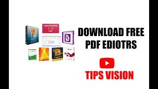 PDF EDITORS DOWNLOAD FREE [upl. by Flosi566]