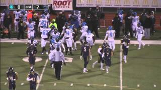 Woodland Hills vs Central Catholic  November 7 2014 WPIAL Quarter Finals [upl. by Dammahom]