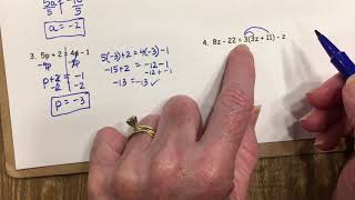 Solve Equations with Variables on Both Sides [upl. by Dlorah]