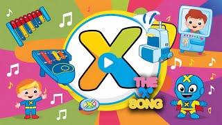 Learn the Letter X  X is for Xylophone X ray and X men  Fun Alphabet Song for Kids [upl. by Ainel163]