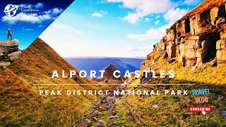 Alport Castles  Peak District  Solo Hiking  Mavic Air 2S [upl. by Inele]