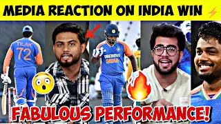 Indian Media Reaction on Indain Win Series 🎉🥰  SanjuTilak VermaArshdeep  Ind vs Sa 4th T20 News [upl. by Xyno]