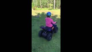 500W 36V Battery Powered Kids Ride On Mini Quad ATV [upl. by Kcirddahc849]