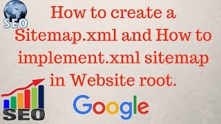 How to create a sitemapxml for website  How to implement xml sitemap Hindi [upl. by Nathan599]