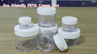 Wholesale Eco Friendly Round Cosmetic Jars With Lids [upl. by Ellecrad]