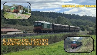 Il quotTreno del Tartufoquot  Subappennina Italica con D445 HD Video [upl. by Pinelli]