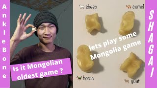 Is it Mongolian oldest game  Ankle bone Shagai  Lets learn new game [upl. by Aramal]