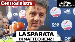 La sparata di Renzi quotSenza di noi il centrosinistra perdequot [upl. by Yrakcaz]