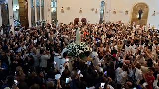 Entrada Triunfal de la Virgen de Fátima con el canto del Trece de Mayo la Virgen María en Lima [upl. by Aiela422]