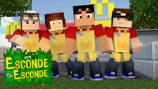 Minecraft YOUTUBERS NO MCDONALDS EscondeEsconde [upl. by Genovera]