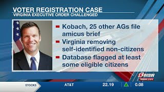 Kansas AG Kris Kobach leads 26state coalition to speed up Virginia voter registration case [upl. by Steve]