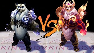 Duality Dragon Volibear vs Prestige Duality Dragon Volibear Skin Comparison Spotlight amp Chromas [upl. by Aettam907]