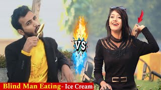 Blind Man Eating Ice Cream 🍨🍦🍨  Prank In Pakistan  showpranks [upl. by Dnomhcir3]