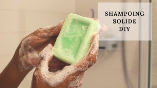 ♡DIY shampoing solide à la menthe poivrée pousse des cheveux♡ [upl. by Alek130]