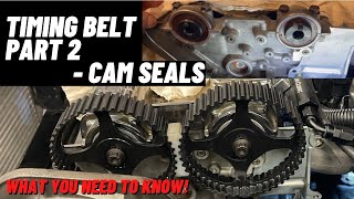 Timing Belt replacement Episode 2 4G63 Replacing those leaky Cam seals [upl. by Pease682]