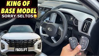 2024 Hyundai Creta Facelift Official Launch  New E Base Model 1084Lakh [upl. by Rehpretsirhc19]