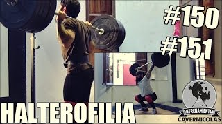 Halterofilia Entrenamiento  Musculación 150151 [upl. by Mychael]