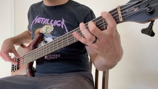 Metallica  Blackened Bass Cover [upl. by Meit]