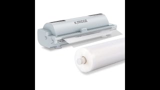 Karidge Vacuum Sealer Bag Roll Dispenser with Slide Cutter Box [upl. by Gord]