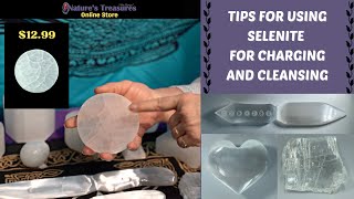 Tips on Using SELENITE CRYSTALS for Charging and Cleansing [upl. by Novehs]