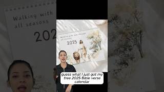 No Purchase Necessary I Won a Free Bible Calendar motivation resilientfaith godsword giveaway [upl. by Mich]