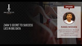 Webinar on quotZaras Secret to Success lies in Big Dataquot [upl. by Torrlow]