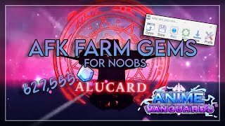 How To AFK Farm Gems FAST No Macro File  Anime Vanguards [upl. by Jilly762]