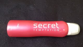 Secret Temptation Deodorant 2022 l Pink l Flower smell with orange blossom Jasmine l Shinebright [upl. by Ecadnarb]