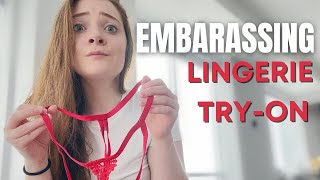 Try On Haul  Tiny See Through Lingerie G string Transparent Thong Panty Haul 015 [upl. by Aber]