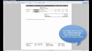 Schienenfahrzeuge  Rechnungen schnell und einfach erstellen Faktura Manager  Rechnungssoftware [upl. by Iiette]