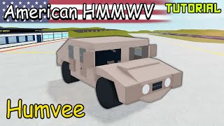 Humvee  Plane Crazy  Tutorial [upl. by Andros]