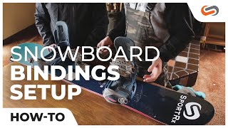 How to Setup Your Snowboard Bindings with SnowBoardProCamp  SportRx [upl. by Anay]