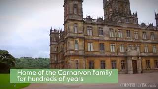 A tour of Highclere Castle the reallife Downton Abbey [upl. by Ainimreh]