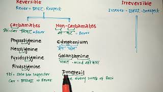 Cholinergic Drugs Classification Trick  Pharmacology  Vikas Bopinwar [upl. by Aman956]